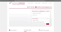 Desktop Screenshot of contratarabogados.com